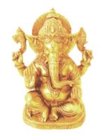 Ganesha, indische Gottheit, Messing