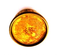 Kompass mit Sonnenuhr in Lederbox